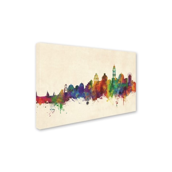 Michael Tompsett 'Santorini Skyline' Canvas Art,30x47